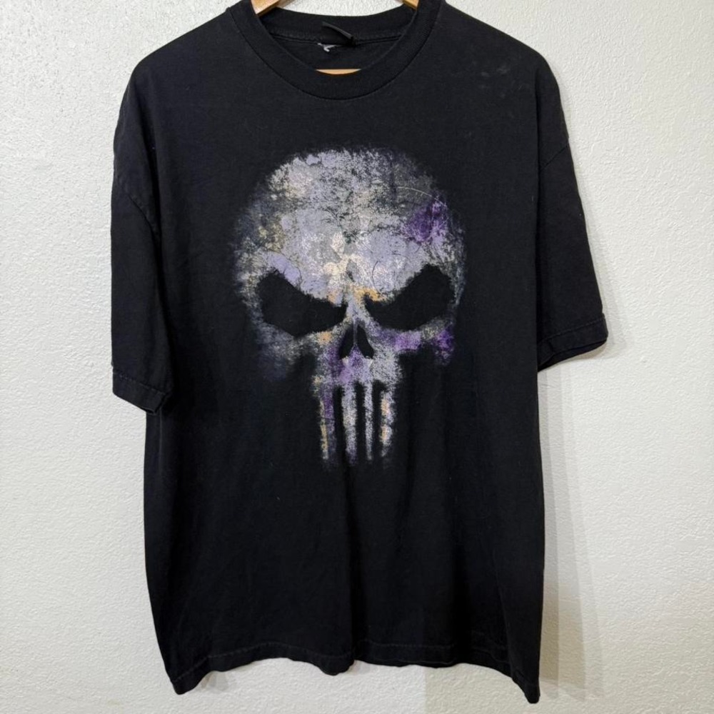 The Punisher marvel mad engine graphic tee